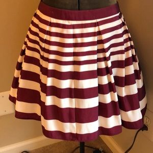 Flare mini skirt
